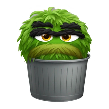 Oscar the Grouch sticker