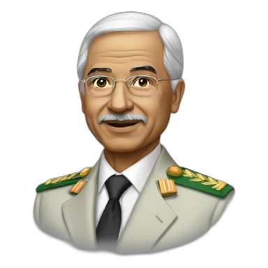 President of algeria teboun sticker