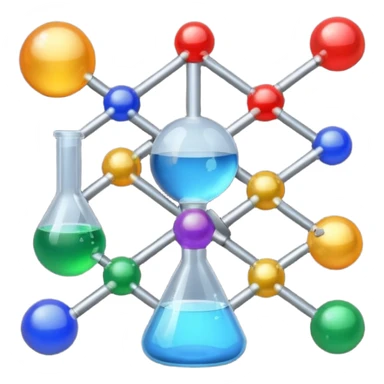 Science Lab magnet bals sticker