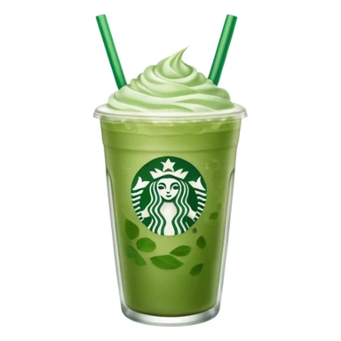 Starbucks iced matcha latte sticker