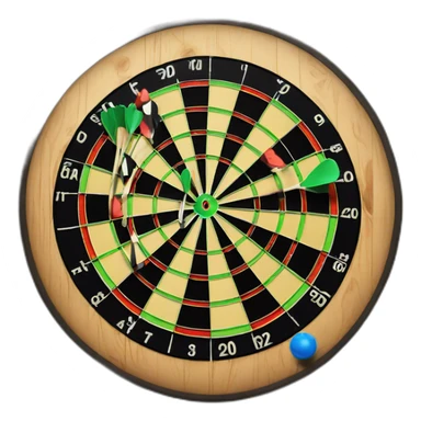 dart bord sticker