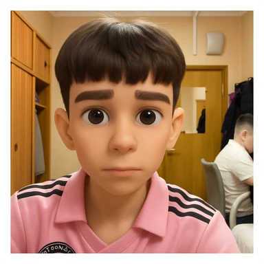 this image in 3d-emoji style with a thinner face sticker