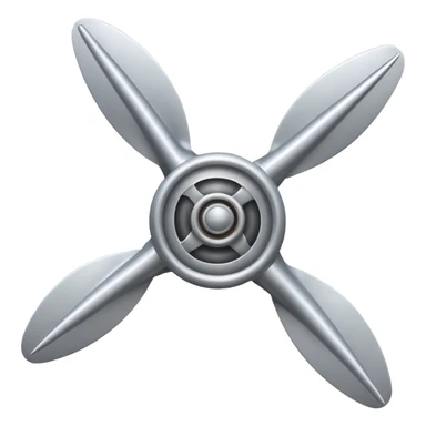 airplane propeller sticker