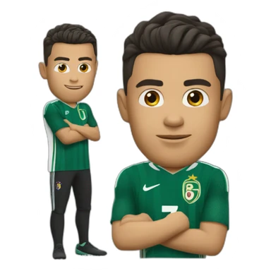 Doigt d’honneur ronaldo sticker