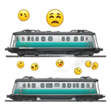 le train de tes injures roule sur le rail de mon indifférence sticker