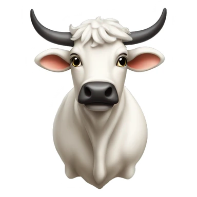 vache avec une boucle  sticker
