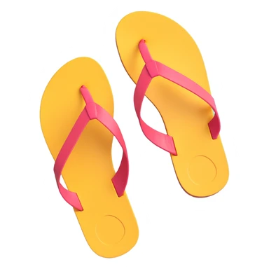 simple sandal sole, minimal detail, 3D iPhone emoji style, inspired by Jesus sandals, viewed from the bottom sticker
