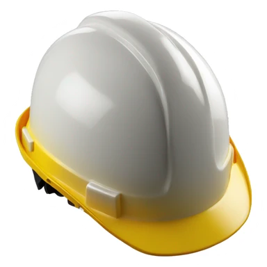 yellow safety helmet sticker