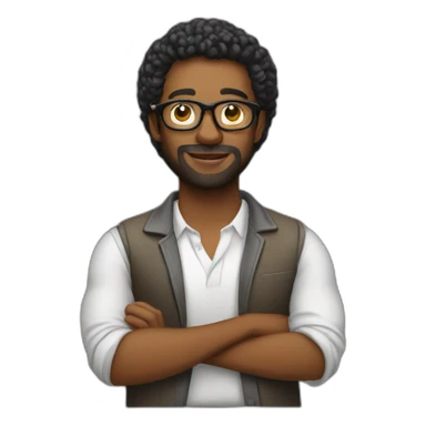 designer and writer sticker