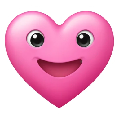 Heart with pink colore sticker