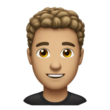 Hombre de piel blanca, con pelo negro, joven de edad  sticker