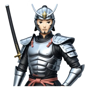 sorayama samurai sticker