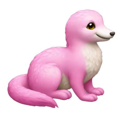 Drake pink mink sticker