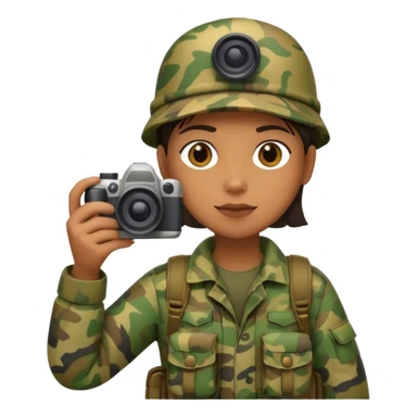
wildlife photographer, camouflage clothe sticker