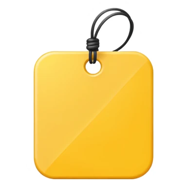  yellow Price tag sticker