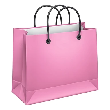 PINK SHOPPING BAGS sticker