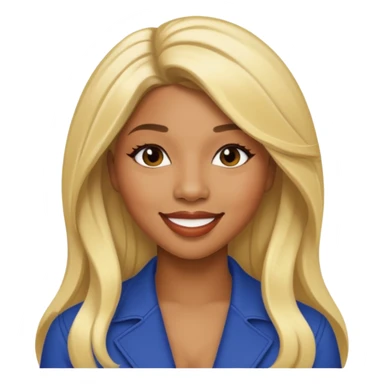 Victoria Monét, R&B Singer with long blonde hair sticker