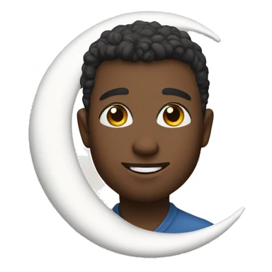 Love you more than the moon sticker