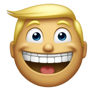 donald trump laughing sticker