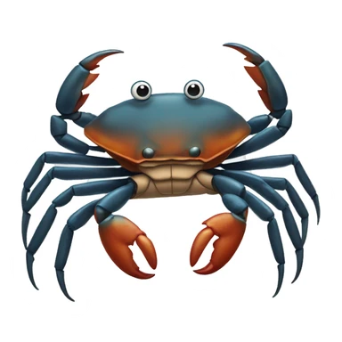 Crab with three claws sticker