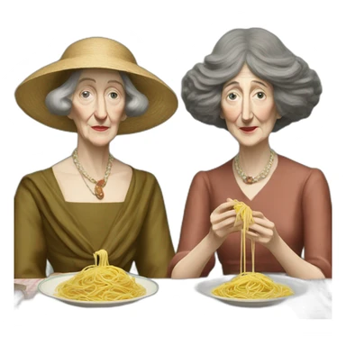 vita sackville west and virginia woolf share spaghetti sticker