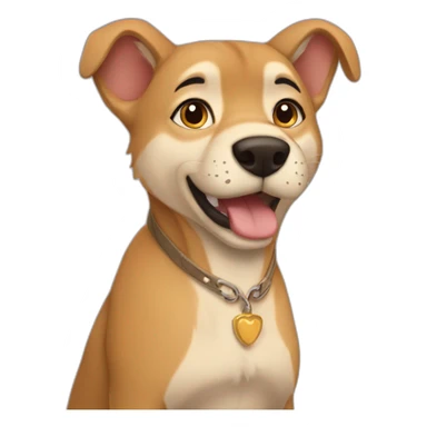 nala if she was a dog sticker