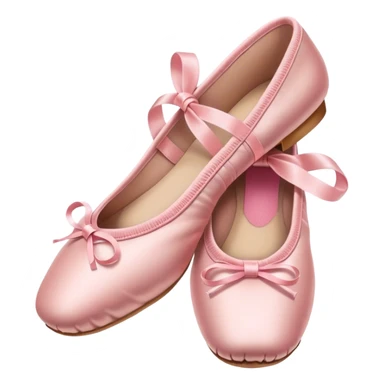pink ballet shoes sticker