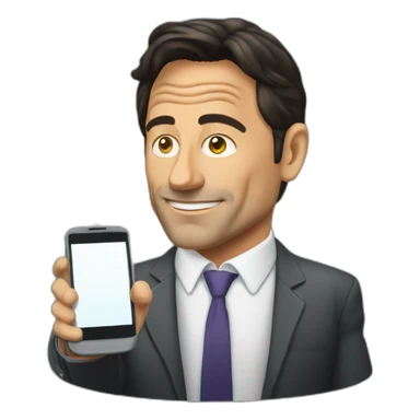 Jordan belfort au téléphone sticker