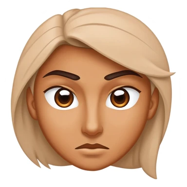 Motivational swoosh logo with determined face sticker