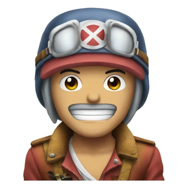 Chopper one piece sticker