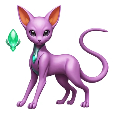 Mewtwo-Meloetta-Genesect-Deoxys-Espeon-alien-hybrid-fusion sticker