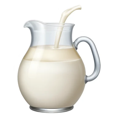 spilled glass jug of milk sticker