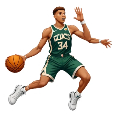 Giannis slam dunk  sticker