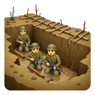 military ditches sticker