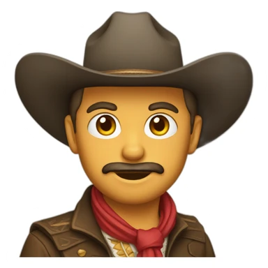 Gato vaquero  sticker