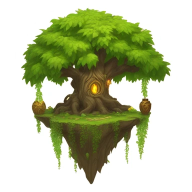world of warcraft tree of life cartoon sticker