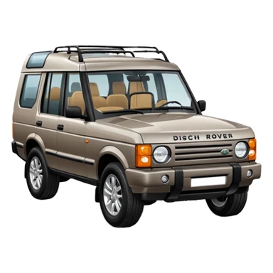 Grey-brown Land Rover Discovery
Apple emoji style. sticker