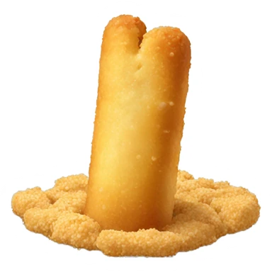 1 Mozzarella stick with crumbs sticker