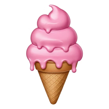heart ice cream sticker