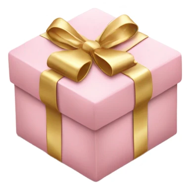 a light pink and gold christmas gift. make it coquette and pretty! sticker