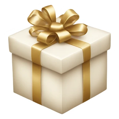 Light beige Christmas gifts under a white Christmas tree  sticker