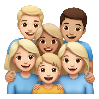 happy moments with friends sticker
