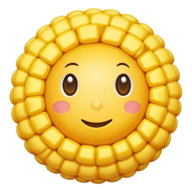 Corn ball sticker