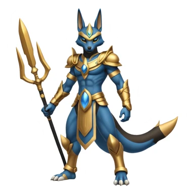 Lucario-Anubis full body sticker