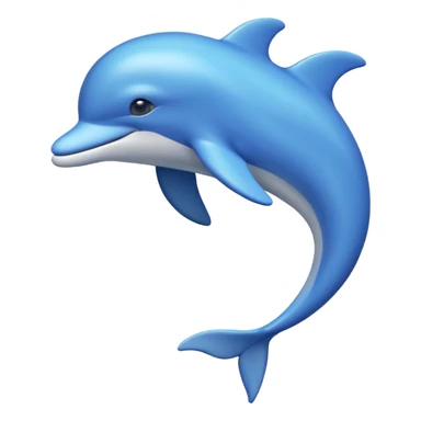 blue dolphine nothing else, very simple in air sticker