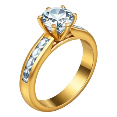 wedding ring with jewel sticker