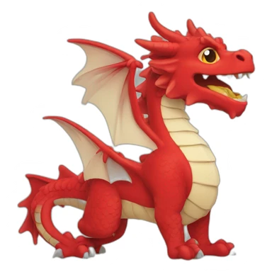 welsh dragon sticker