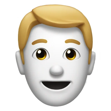 a toilet with a face appearing sticker