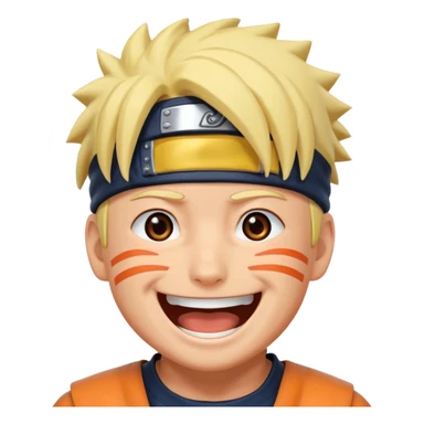 Naruto laugh reactions sticker
