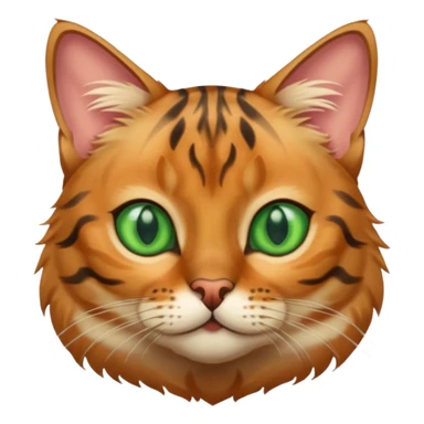 cute Bengal cat sticker